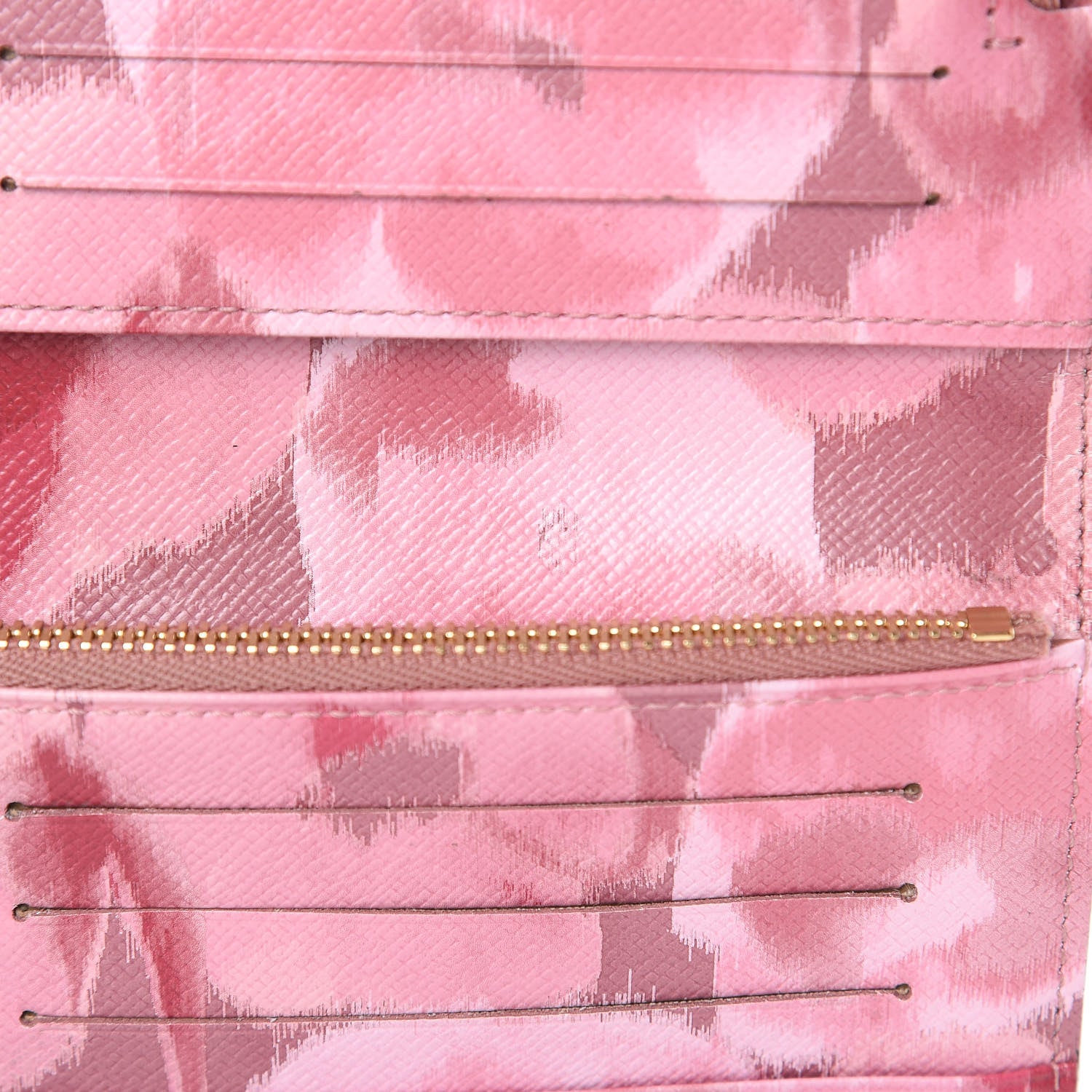 Louis Vuitton Monogram Articles de Voyage Ikat Insolite Wallet Rose Velours 10 of 11