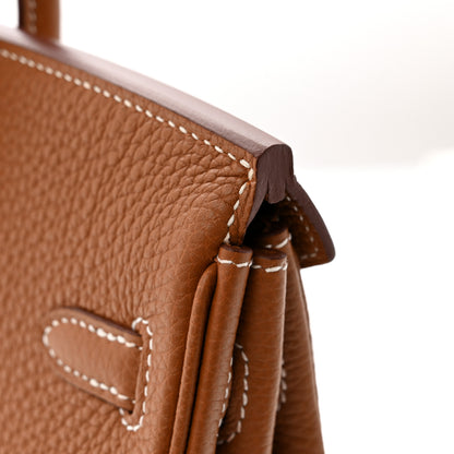 Hermes Togo Birkin 25 Gold 12 of 13