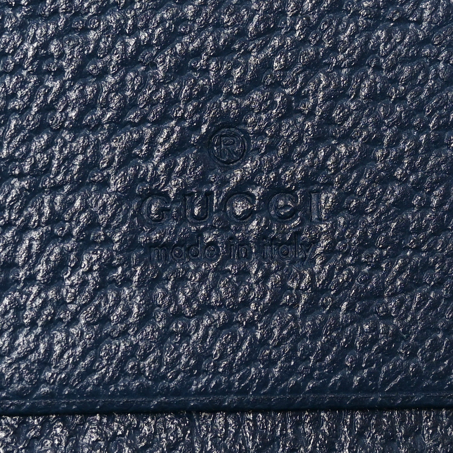 Gucci Textured Calfskin Web Ophidia Card Case Blue Agata 6 of 8