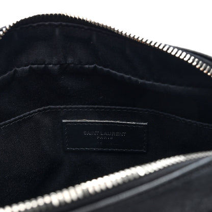 Saint Laurent Lambskin Monogram Small Lou Camera Bag Black 5 of 8