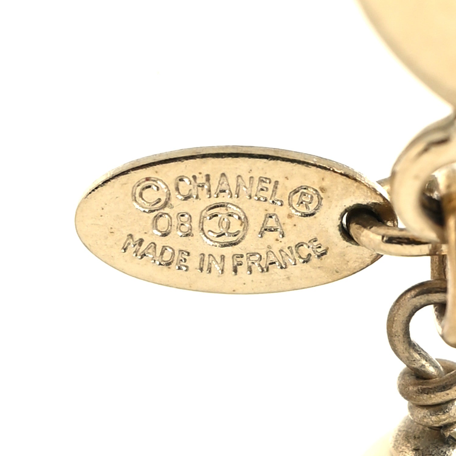 Chanel Graduated Pearl CC Long Necklace Gold 5 of 5