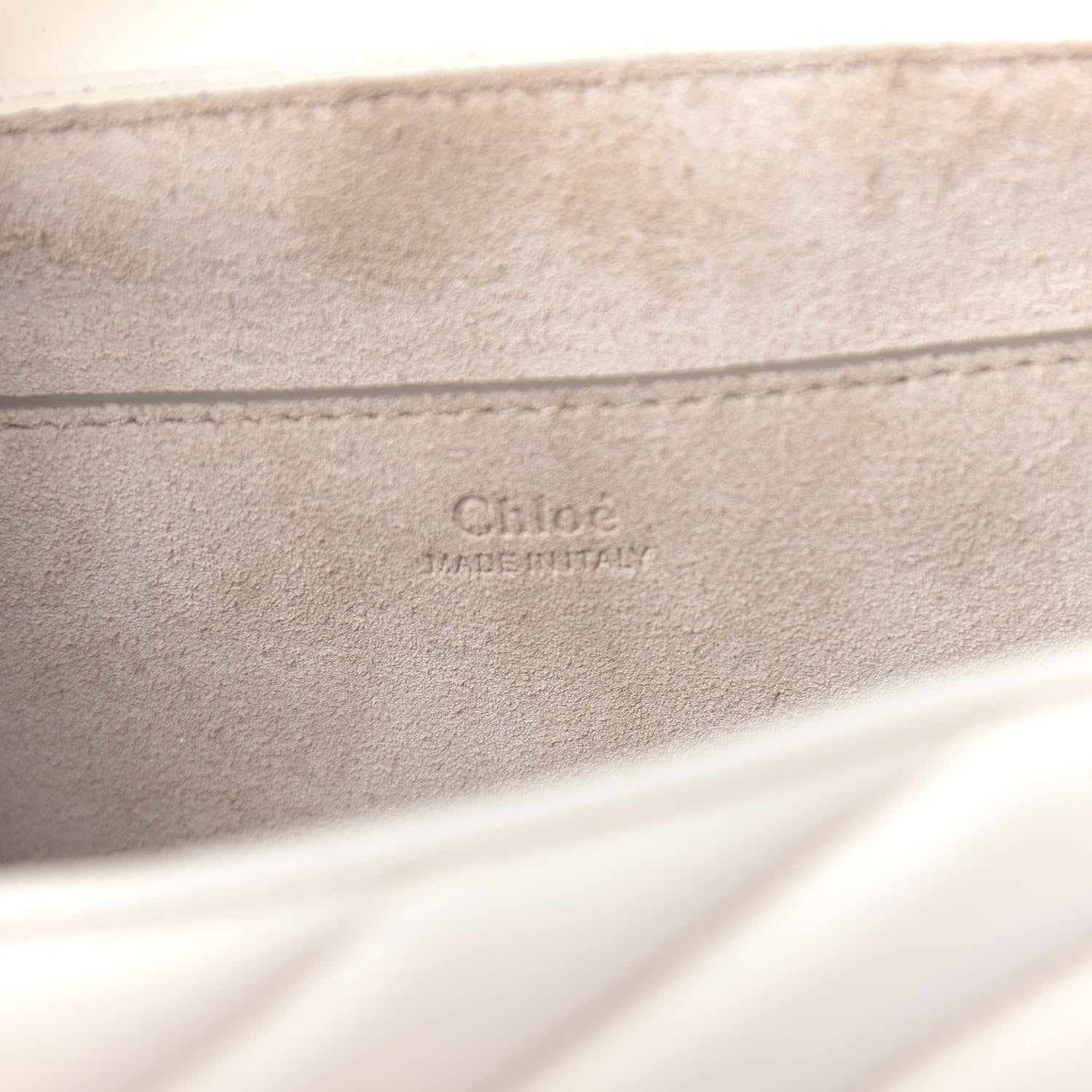 Chloe Calfskin Quilted Mini Drew Bijou Shoulder Bag Natural White 6 of 10