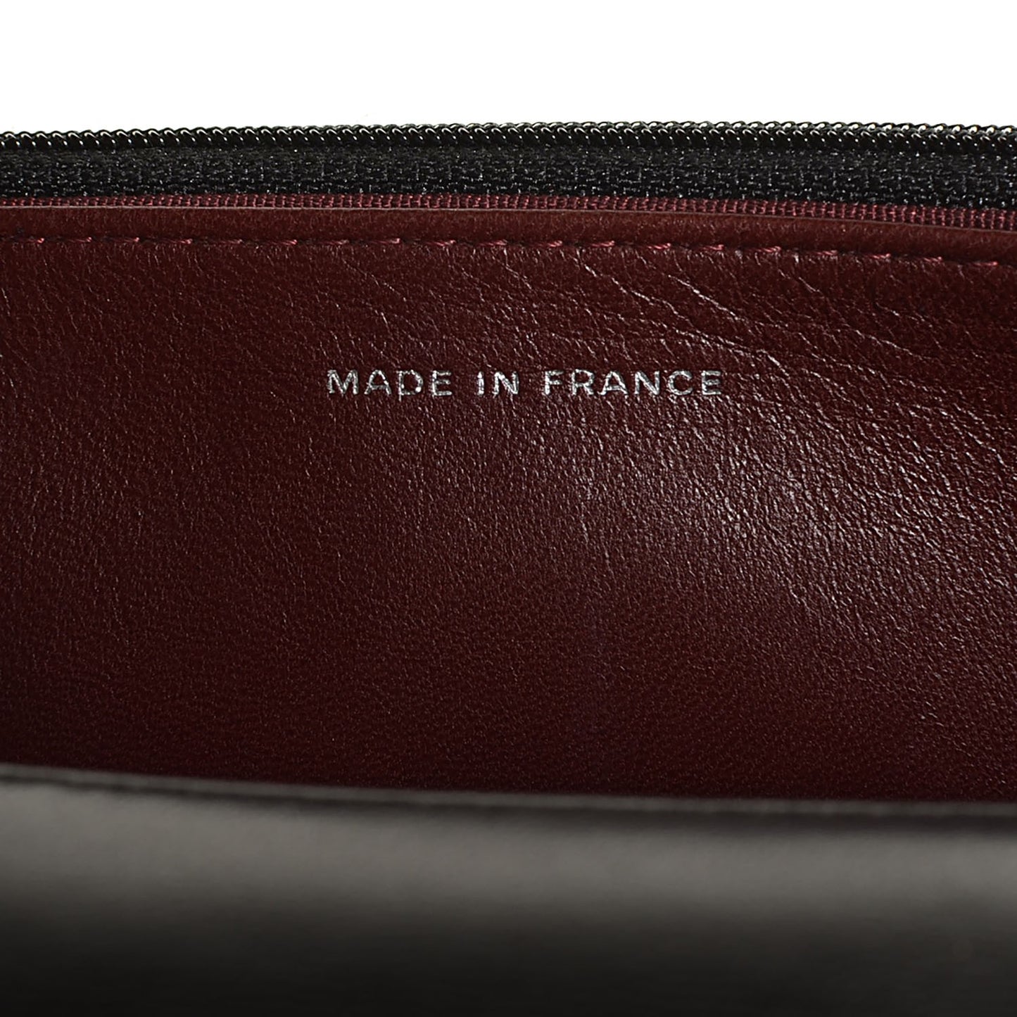Lambskin Quilted Wallet On Chain WOC Black