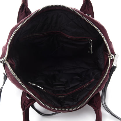Prada Tessuto Nylon Bomber Dome Satchel Bordeaux 5 of 10