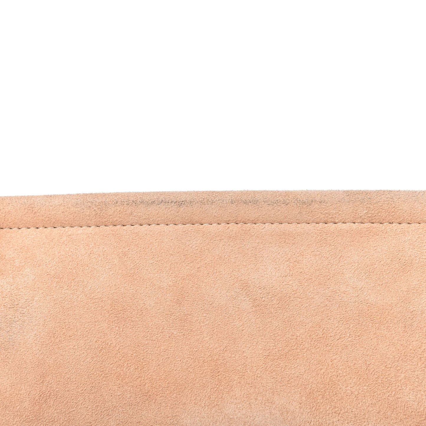 Calfskin Suede Medium Faye Shoulder Bag Cement Pink