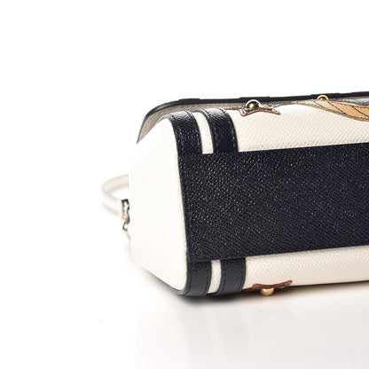 Dolce & Gabbana Dauphine Small Miss Sicily Anchor Satchel White Blue 6 of 9
