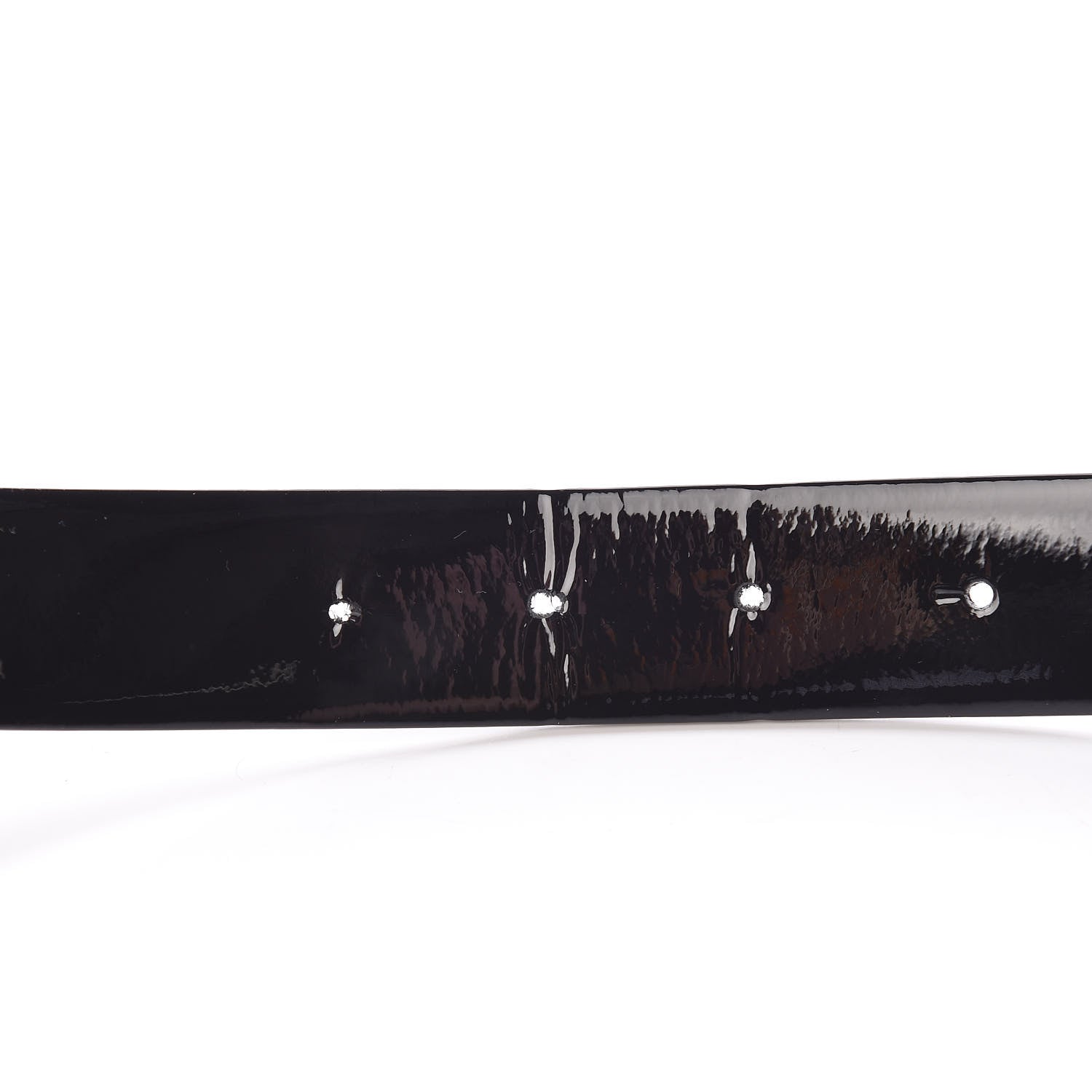 Chanel Patent Calfskin CC Reversible Belt 100 Black 8 of 8