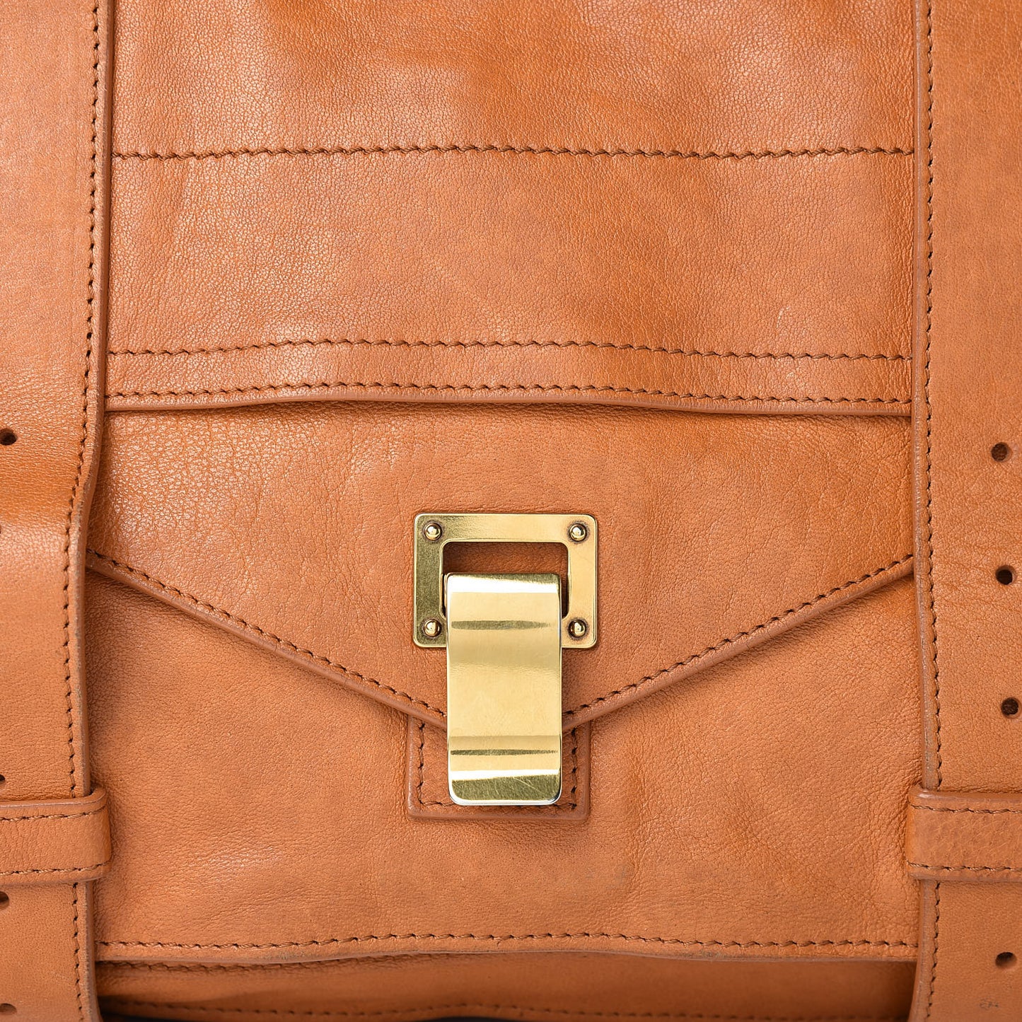 Lambskin Medium PS1 Satchel Saffron