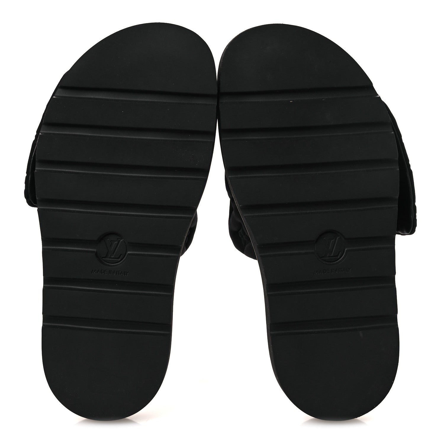 Louis Vuitton Technical Fabric Embossed Monogram Pool Pillow Comfort Mules 41 Black 7 of 11