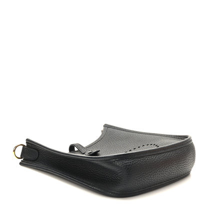 Hermes Taurillon Clemence Evelyne TPM Black 4 of 9