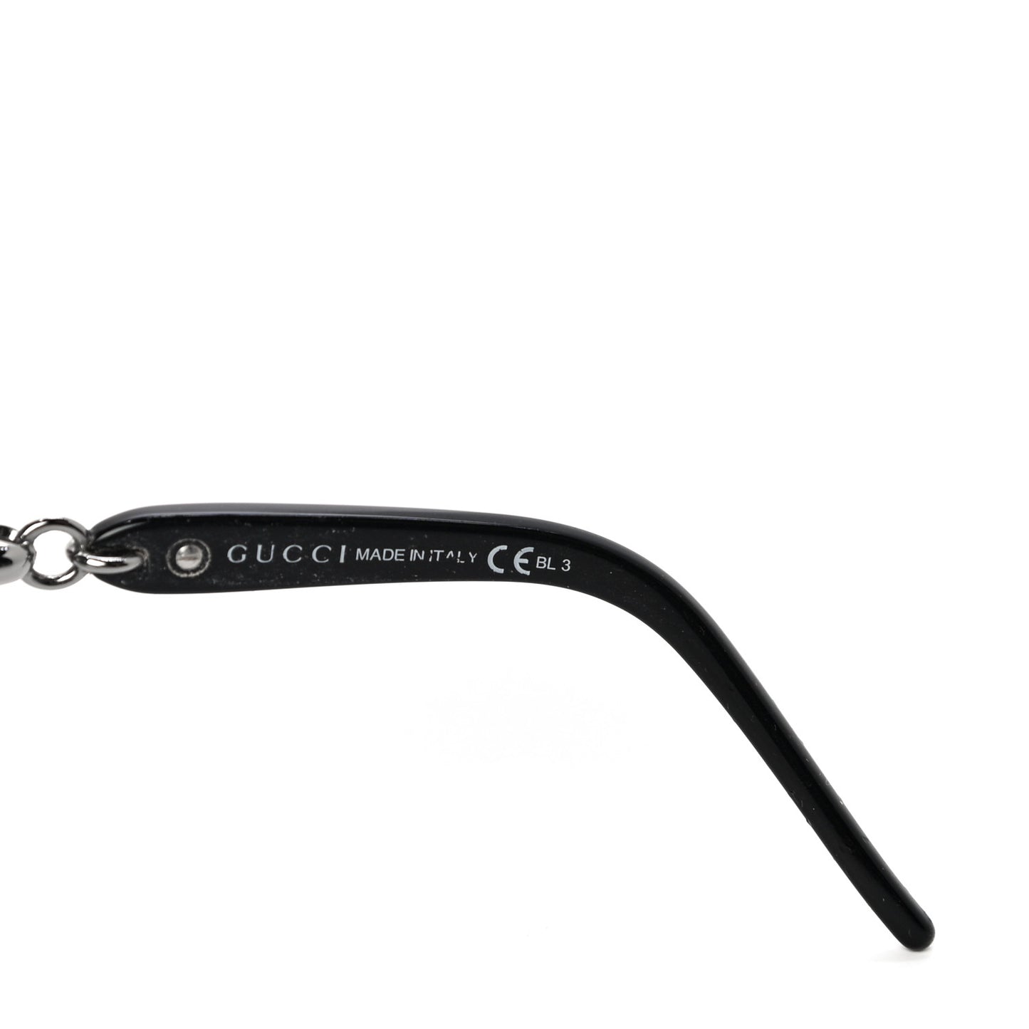 Marina Chain Aviator Sunglasses GG 4225/S Silver Black