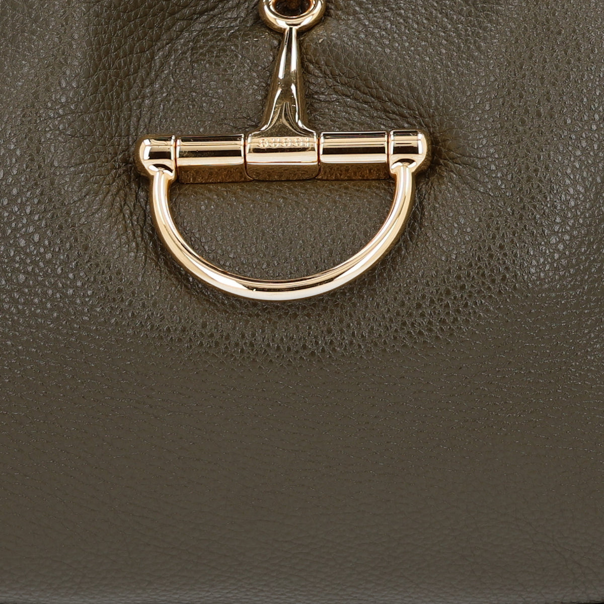Grained Calfskin Softbit Maxi Shoulder Bag Forest Green