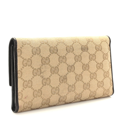 Gucci Signature Monogram Continental Wallet Black 3 of 7