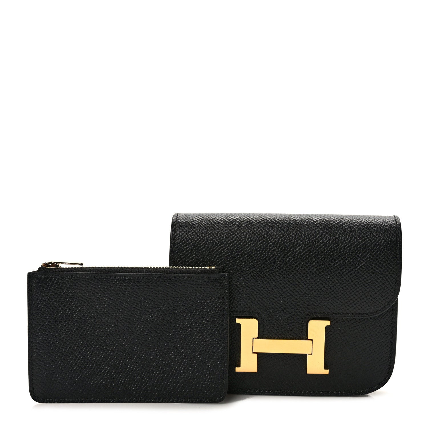 Hermes Epsom Constance Slim Wallet Black 1 of 8