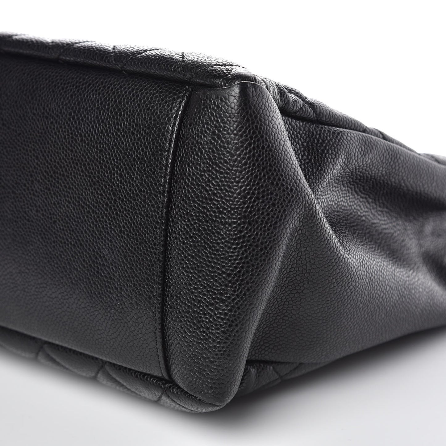 Caviar Quilted Grand Shopping Tote GST Black