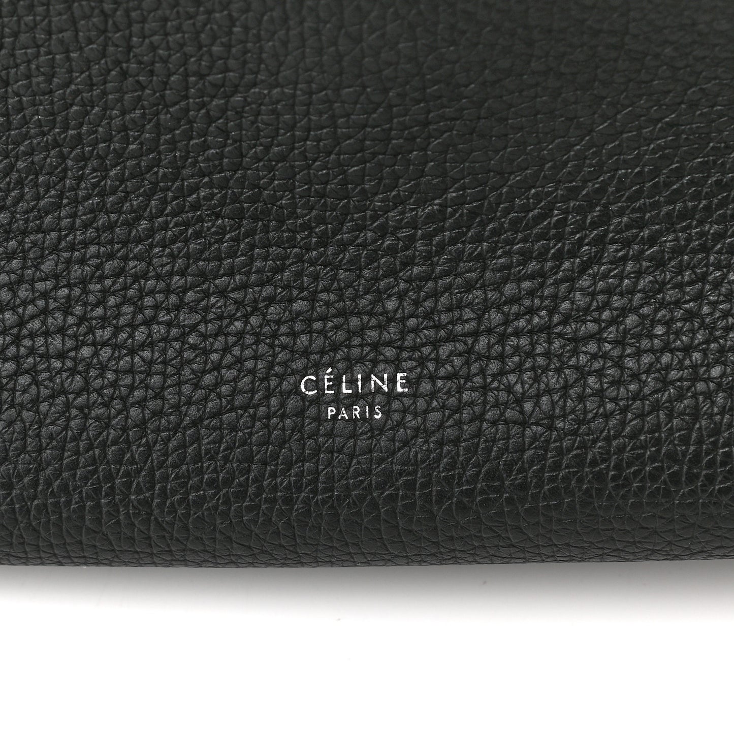Supple Grained Calfskin Small Big Bag Black