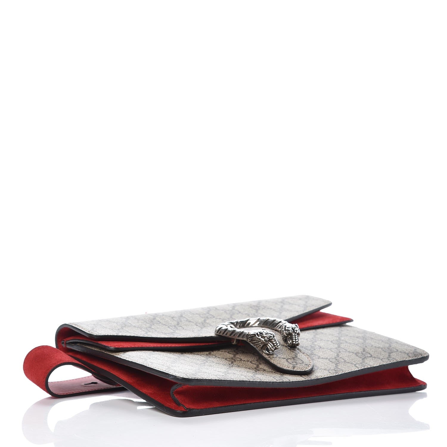 Gucci GG Supreme Monogram Dionysus Belt Bag Red 4 of 10