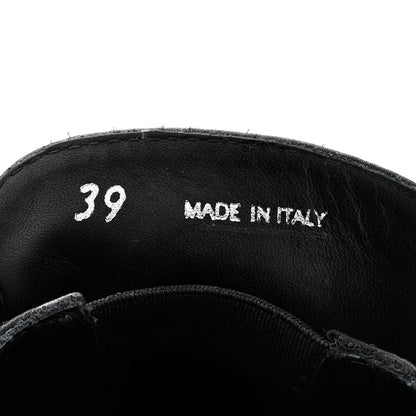 Prada Satin Crystal Metal Triangle Logo 50mm Loafers 39 Cristal 6 of 10