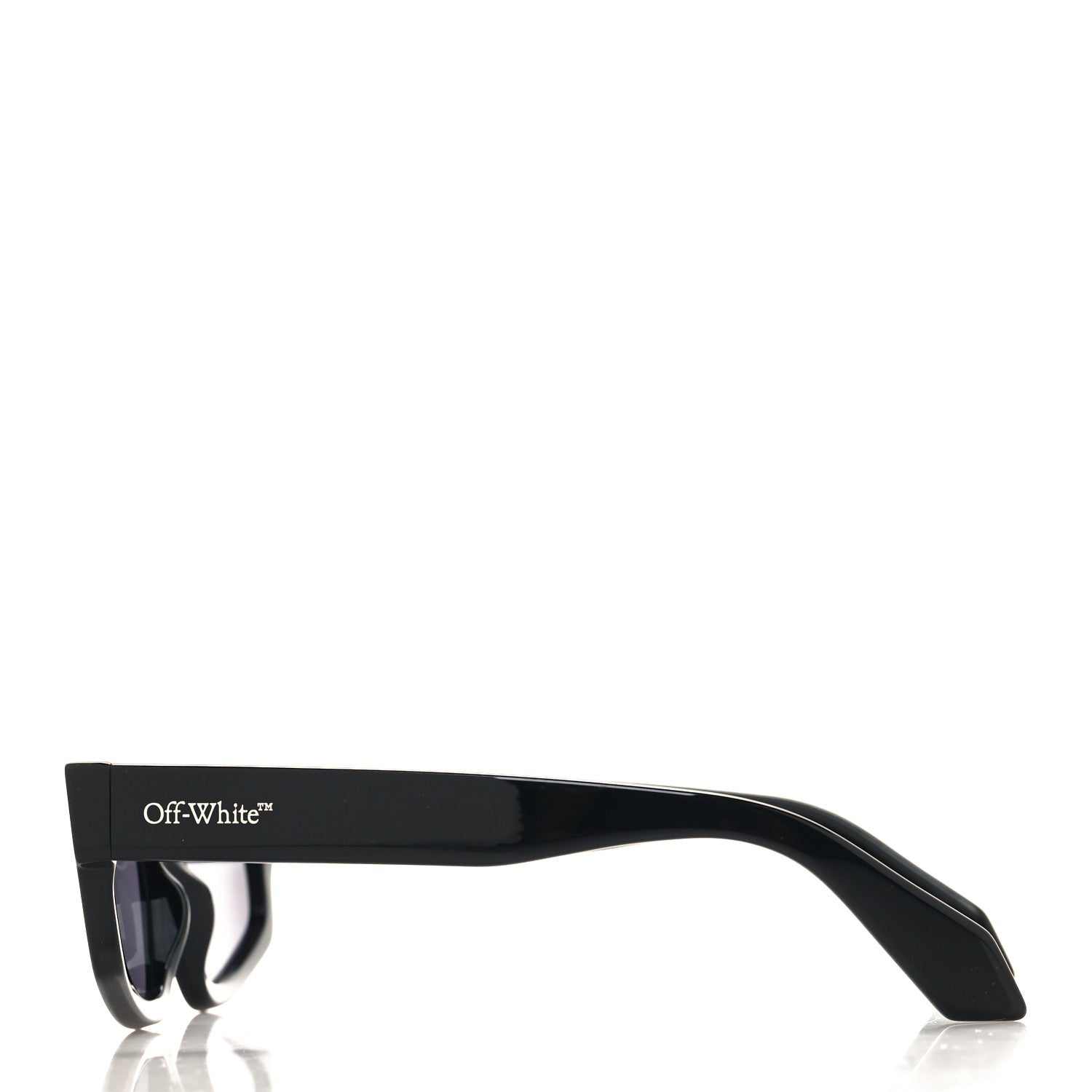 Off-White Acetate Miramar Cat Eye Sunglasses OERI135 Black 3 of 6