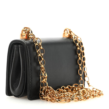 Dolce & Gabbana Calfskin Micro DG Girls Shoulder Bag Black 2 of 8