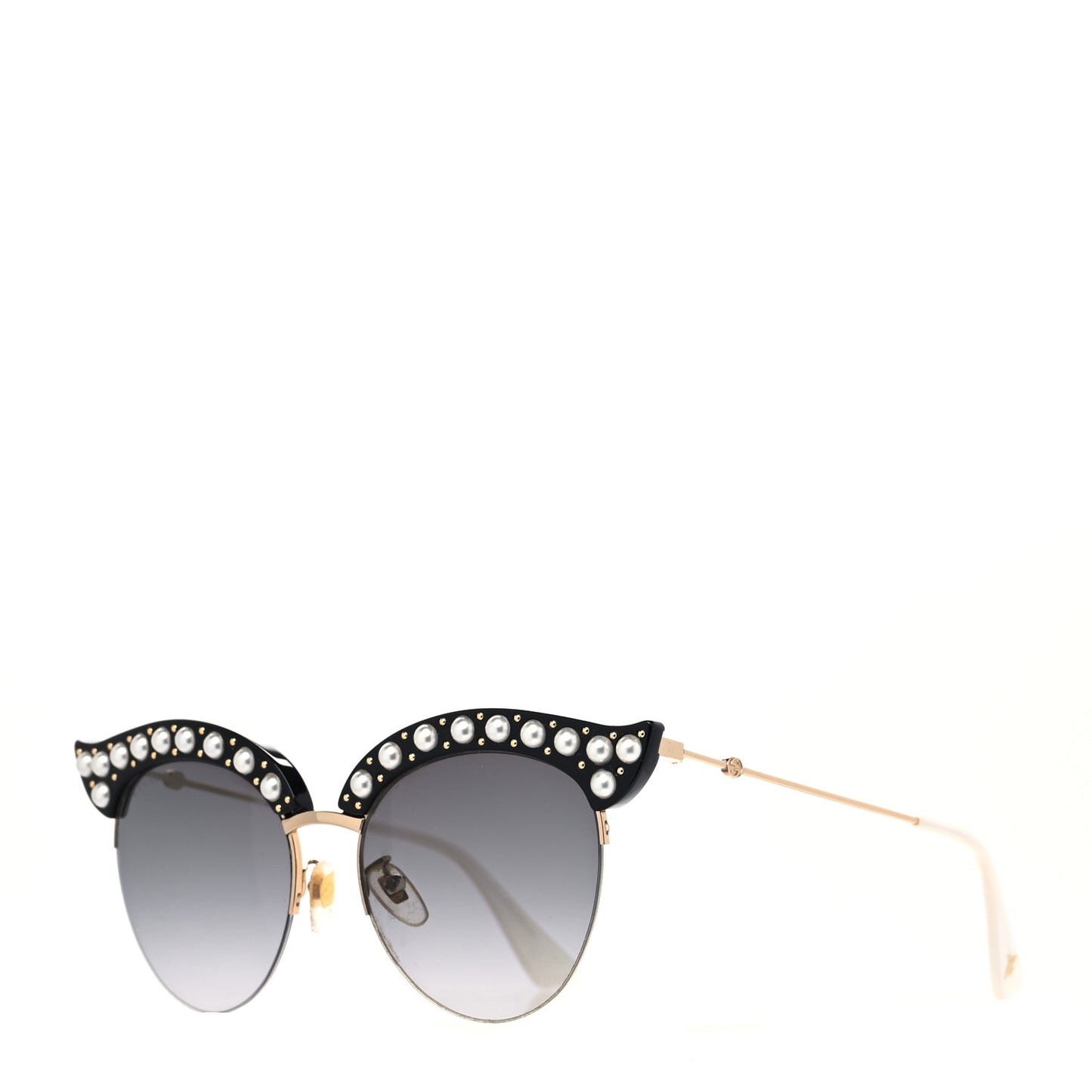 Pearl Cat Eye Sunglasses GG0212S Black