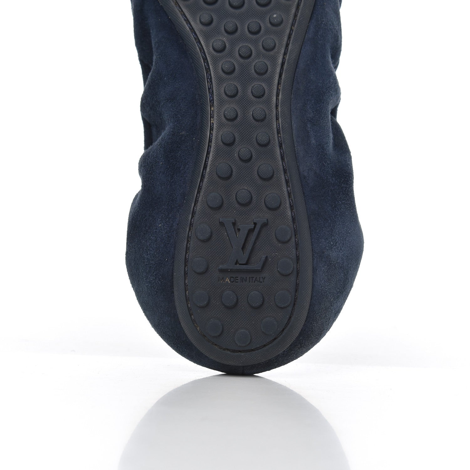 Louis Vuitton Suede S-Lock Ballerina Flats 39 Marine 8 of 17