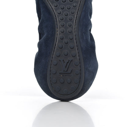 Louis Vuitton Suede S-Lock Ballerina Flats 39 Marine 8 of 17