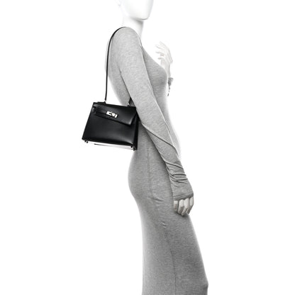 Hermes Box Kelly En Desordre Sellier 20 Black 2 of 12