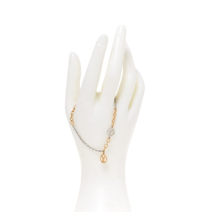 Louis Vuitton Logomania Bracelet Silver Gold 2 of 6