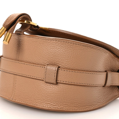 Chloe Grained Calfskin Small Marcie Saddle Bag Light Tan 10 of 10