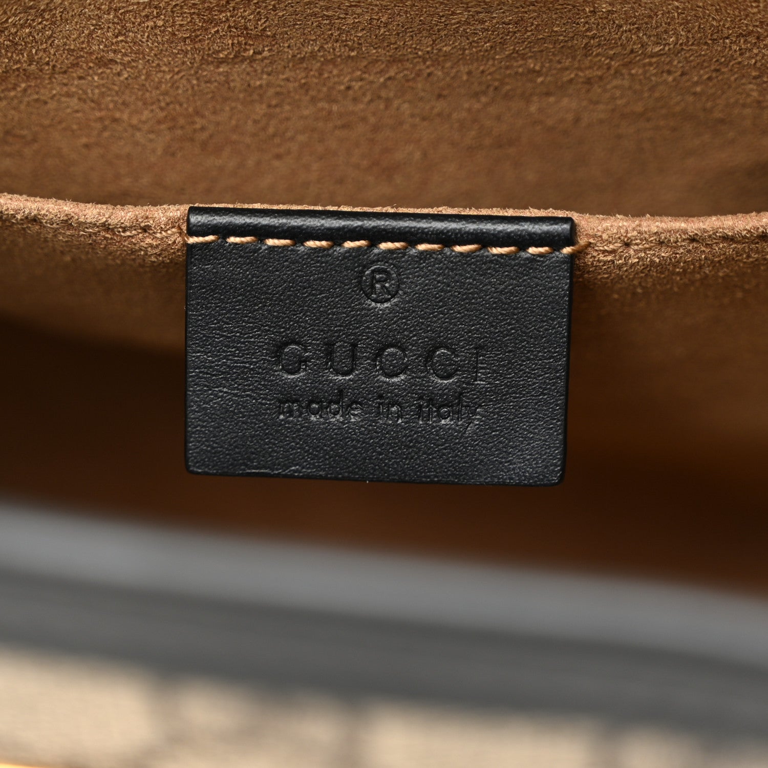 Gucci GG Supreme Monogram Small Padlock Tote Black 6 of 10