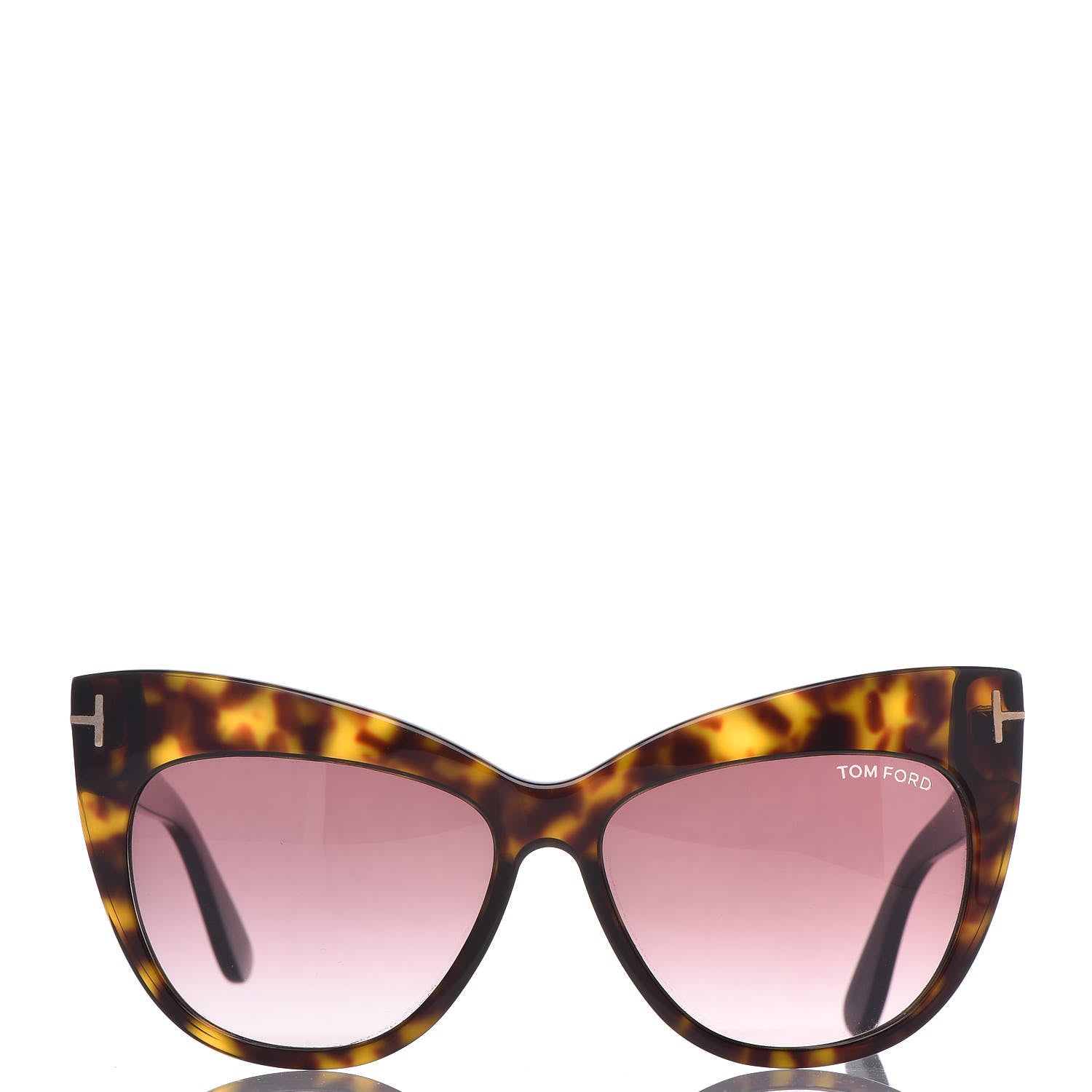 Tom Ford Nika Cat Eye Sunglasses TF523 Havana 2 of 6