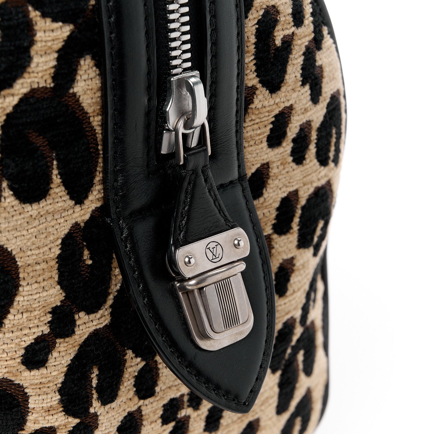 Jacquard Velvet Leopard Print Stephen Sprouse Speedy