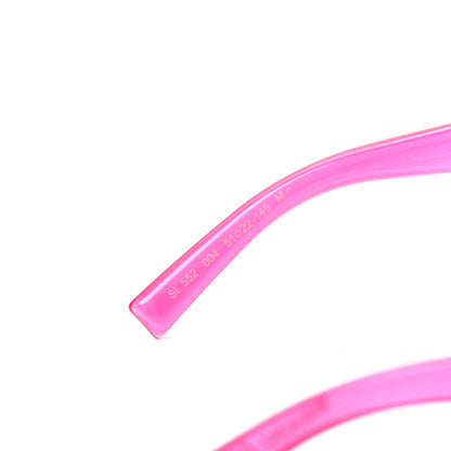 Saint Laurent Acetate Butterfly Frame Sunglasses SL552 Pink 5 of 8