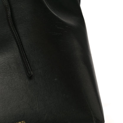 Mansur Gavriel Vegetable Tanned Calfskin Bucket Bag Black Ballerina 20 of 25
