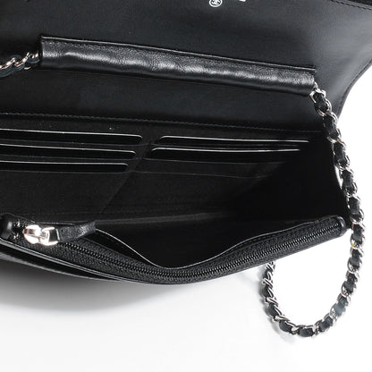 Chanel Caviar Timeless CC Wallet on Chain Black 7 of 9