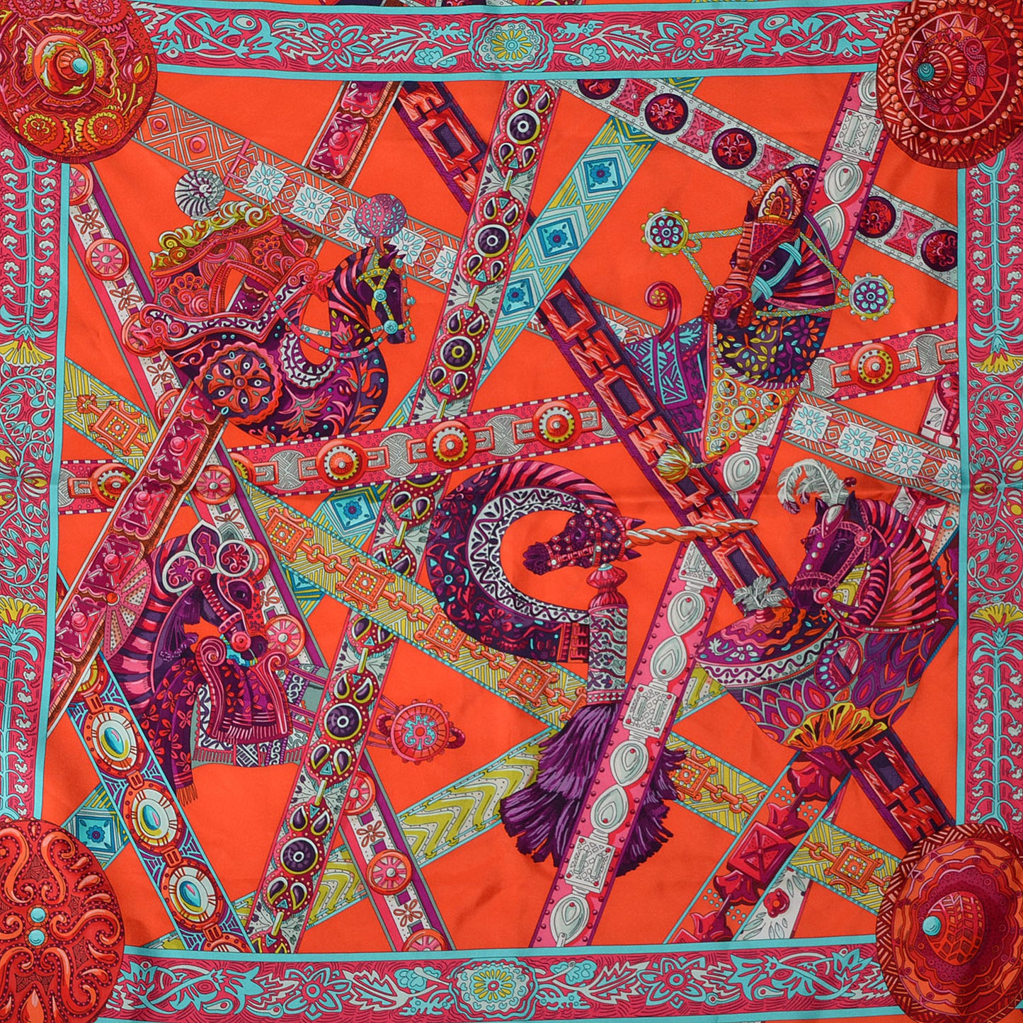 Silk Le Songe De La Licorne Scarf 90