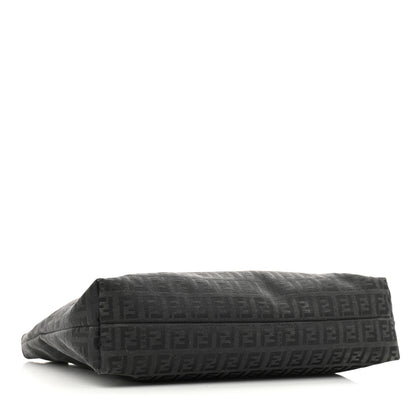 Fendi Zucchino Small Roll Tote Black 4 of 14