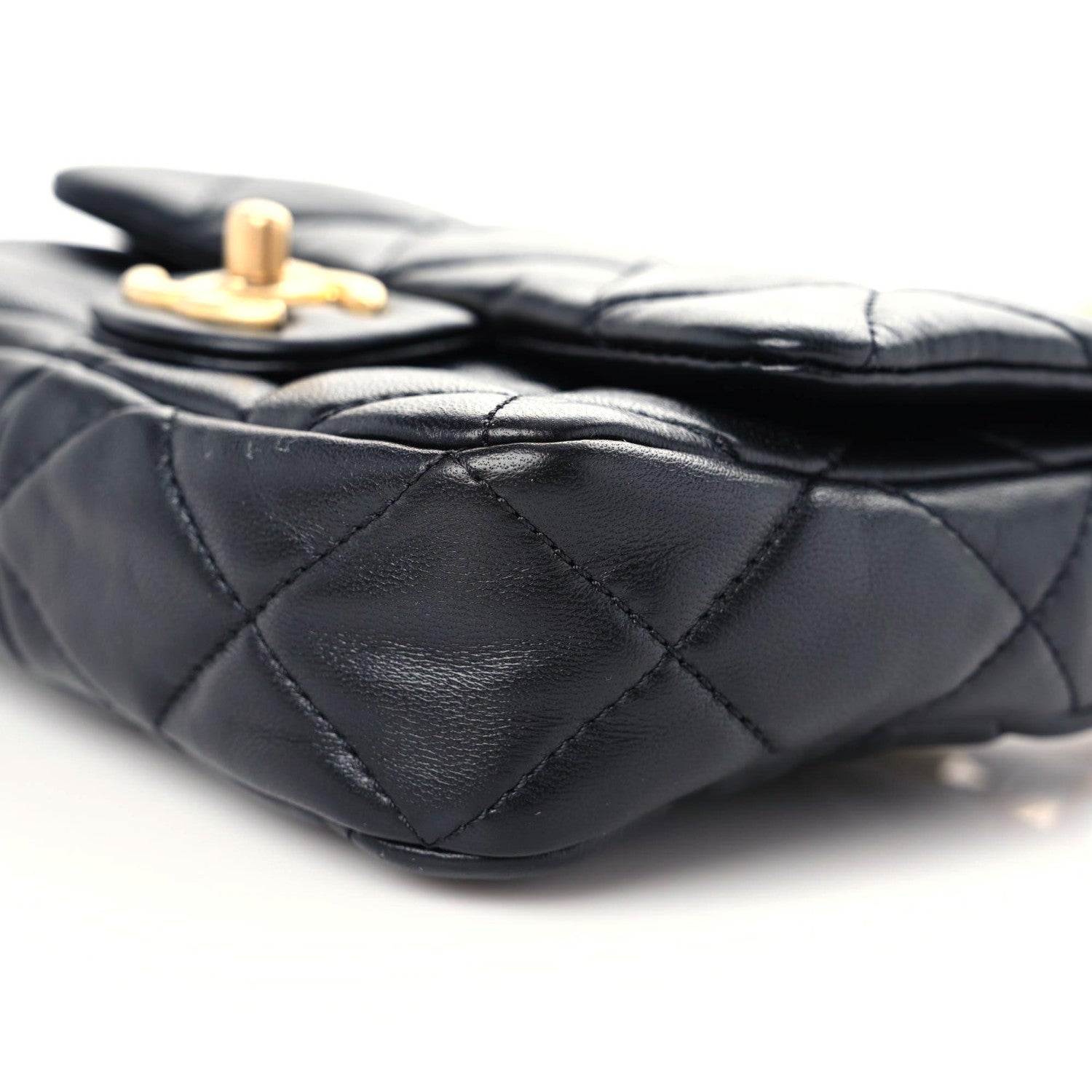 Chanel Lambskin Quilted Mini CC Funky Town Flap Black 6 of 10