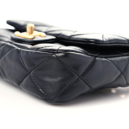 Chanel Lambskin Quilted Mini CC Funky Town Flap Black 6 of 10