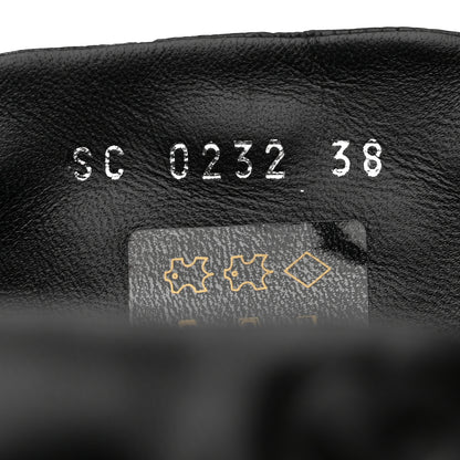 Louis Vuitton Lambskin Embossed Monogram Pool Pillow Flat Comfort Mule 38 Black 6 of 9