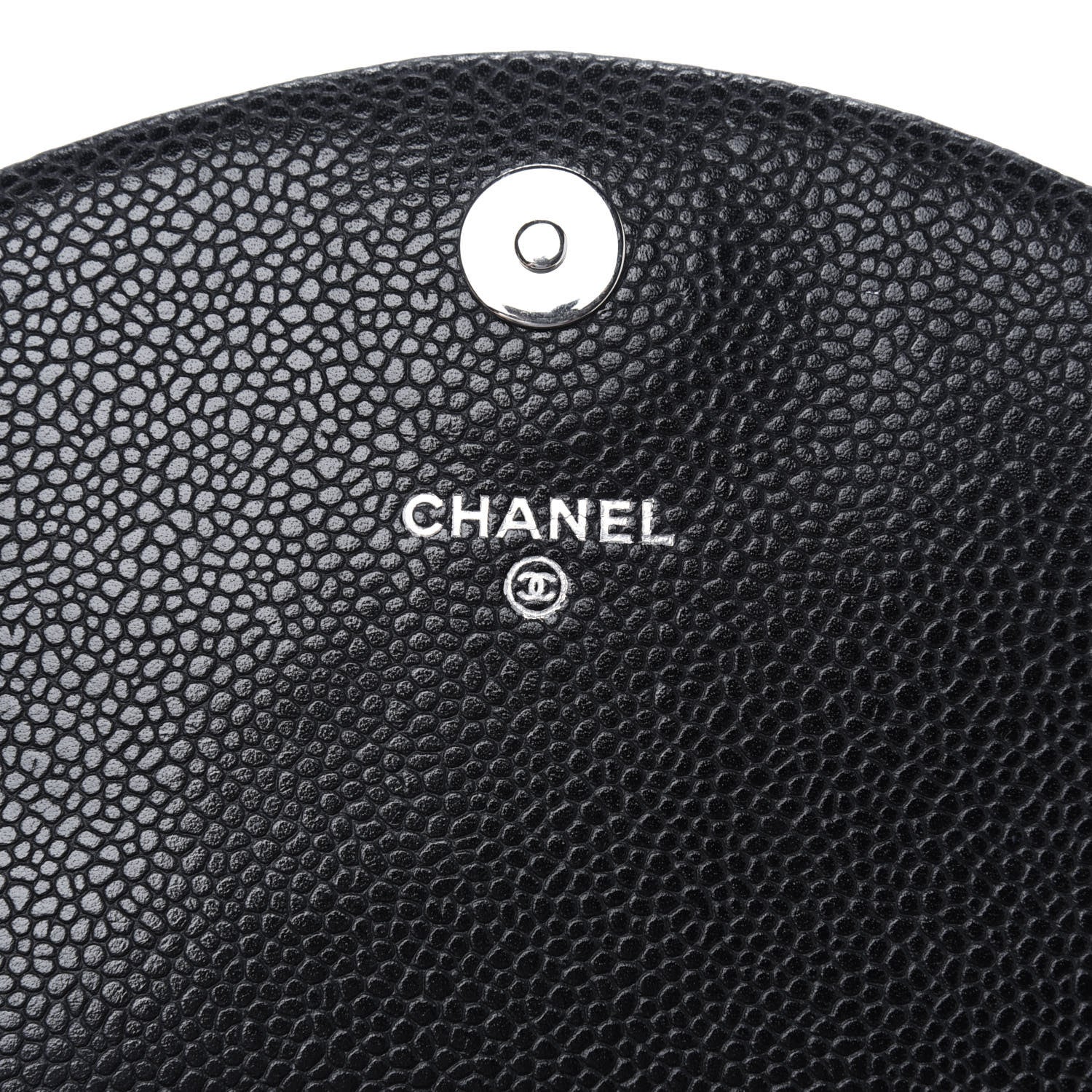 Chanel Caviar Half Moon Wallet On Chain WOC Black 5 of 11