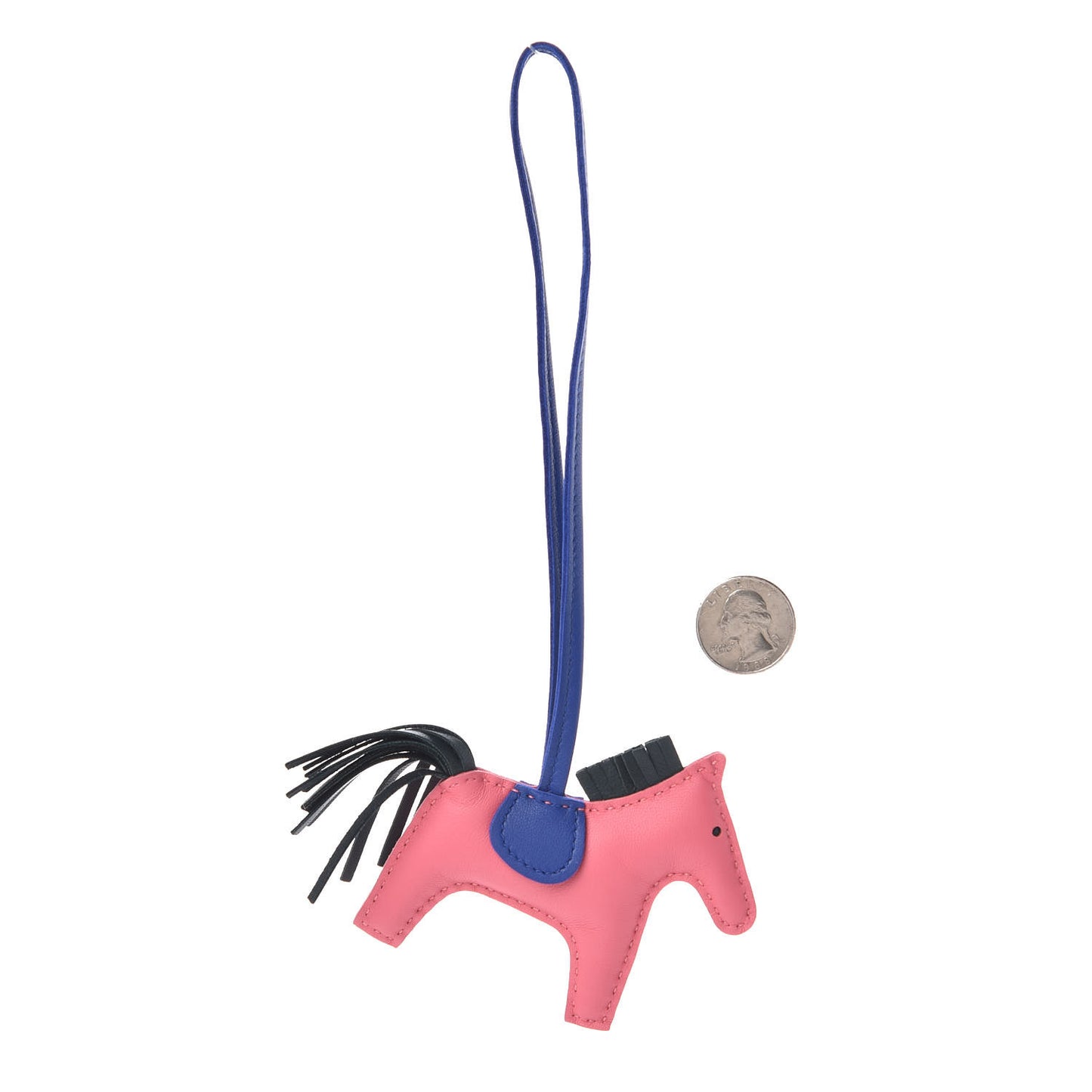 Milo Lambskin Grigri Rodeo Horse Bag Charm PM Rose Azalee Vert Cypress Bleu Electrique