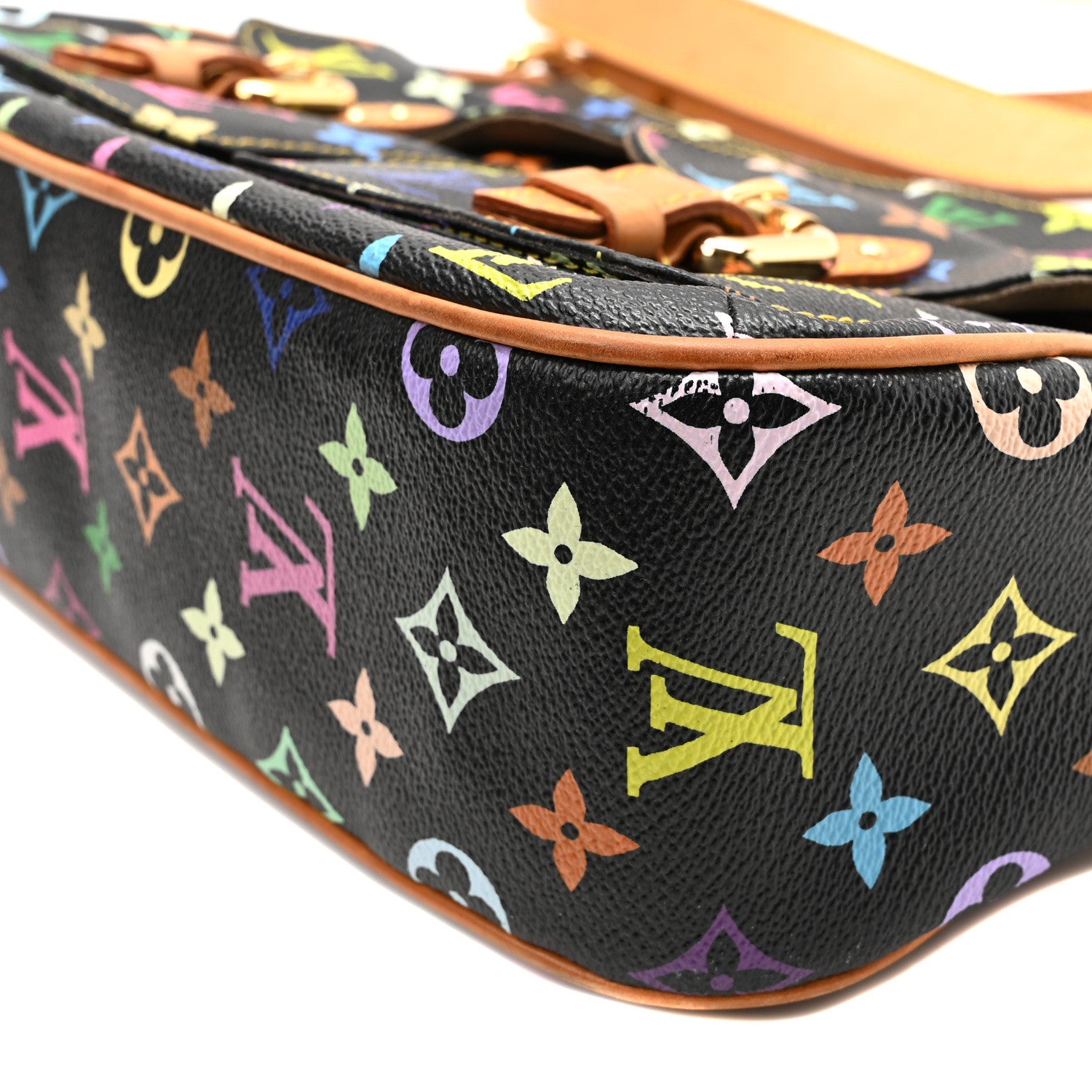 Louis Vuitton Monogram Multicolor Lodge GM Black 9 of 9