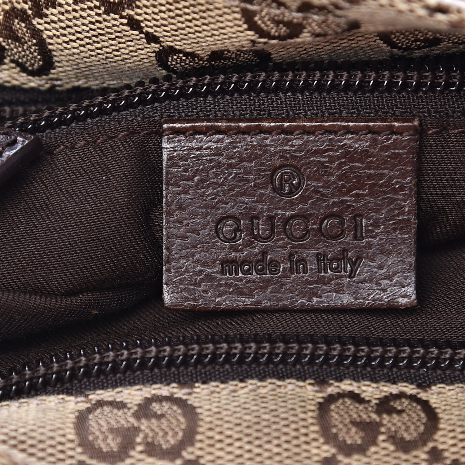 Gucci Monogram Web Small Flat Messenger Bag Brown 6 of 11