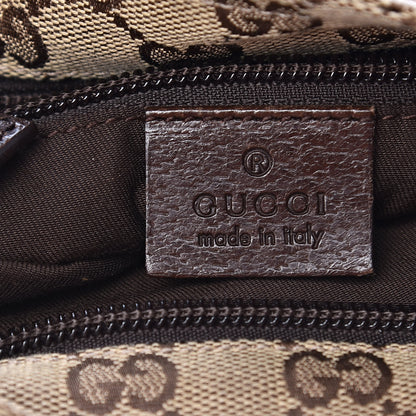 Gucci Monogram Web Small Flat Messenger Bag Brown 6 of 11