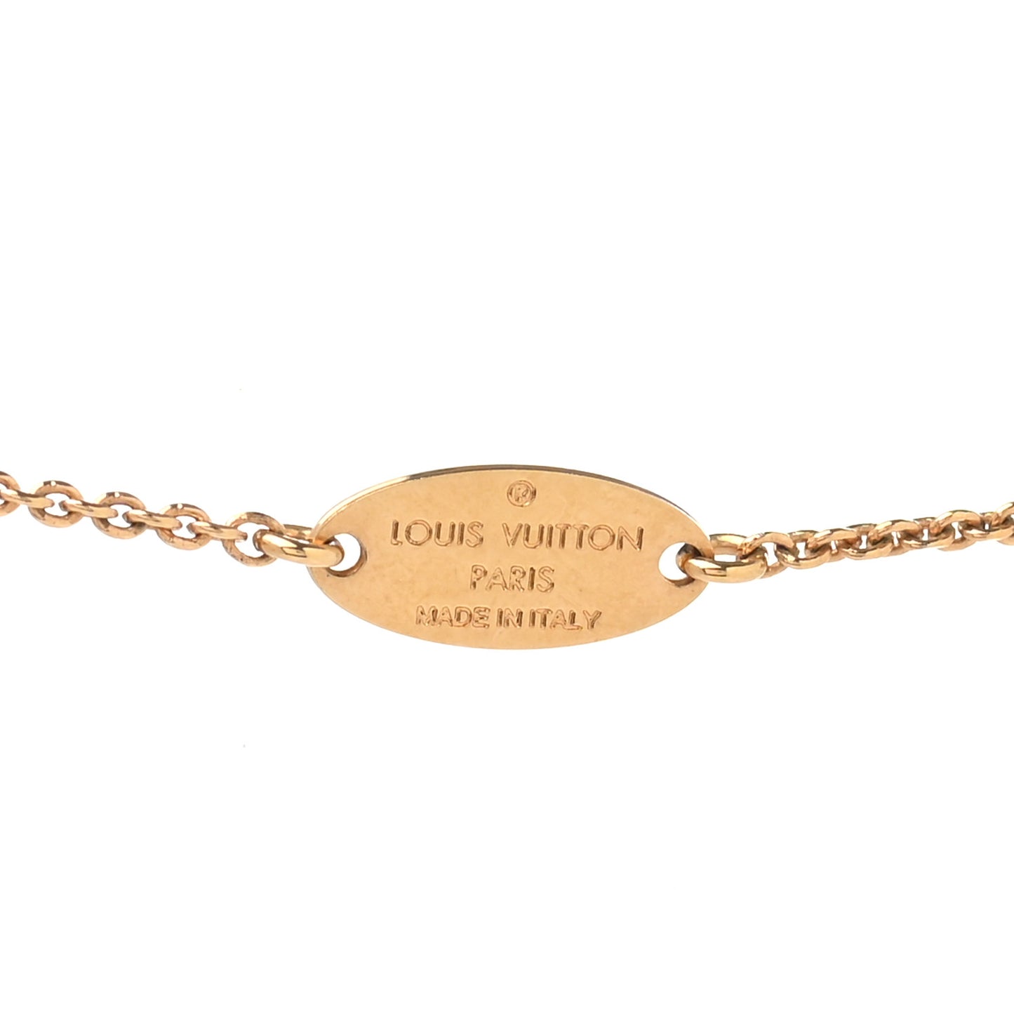 LV And Me Letter C Necklace Gold