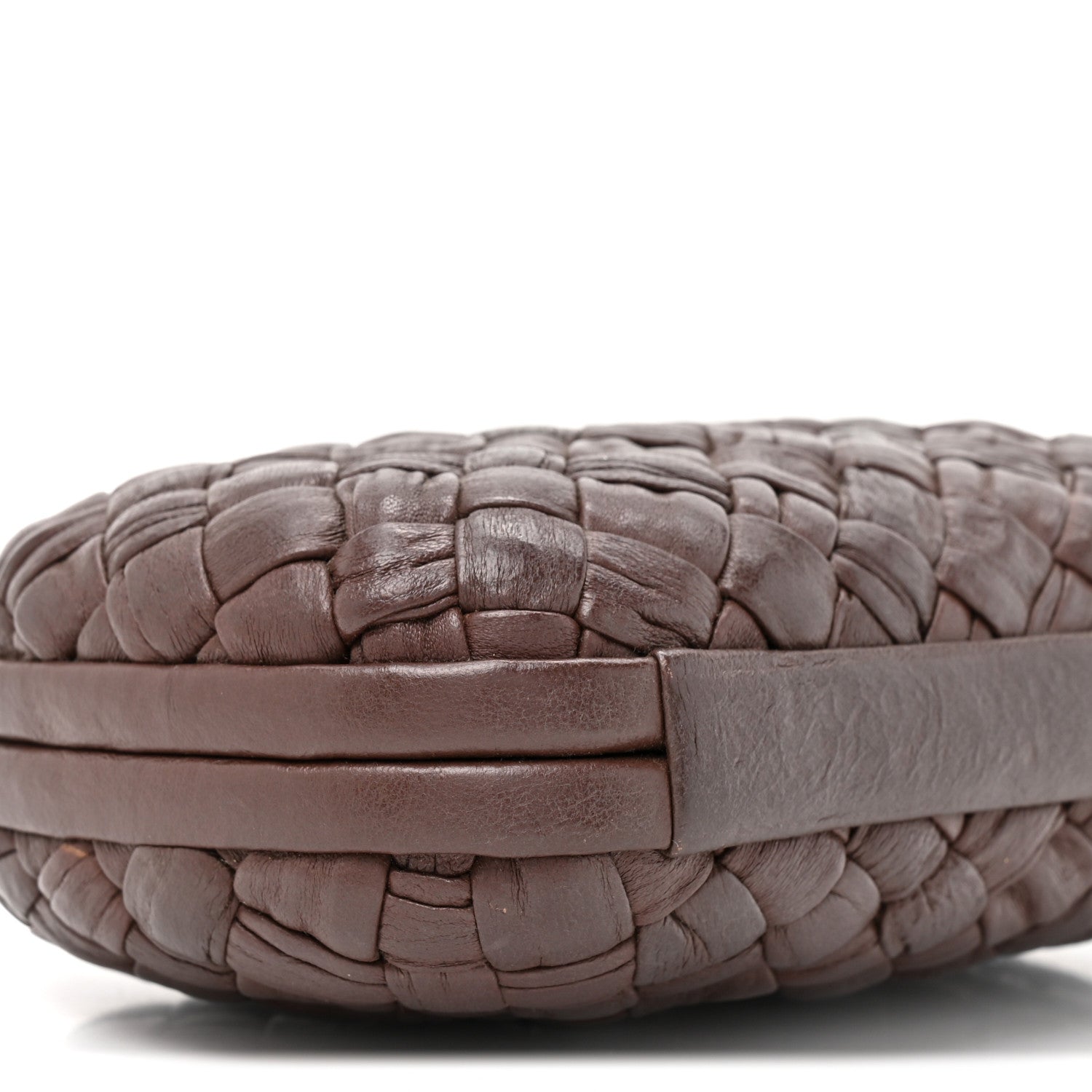 Bottega Veneta Nappa Intrecciato Knot Clutch Moro 8 of 8