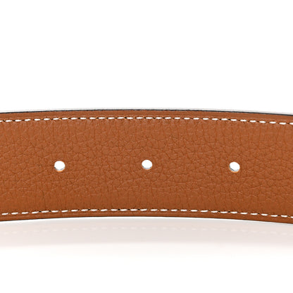 Hermes Box Togo 42mm H Belt 100 40 Black Gold 5 of 6