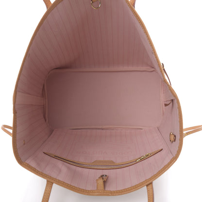Louis Vuitton Damier Azur Neo Neverfull MM Rose Ballerine 5 of 13